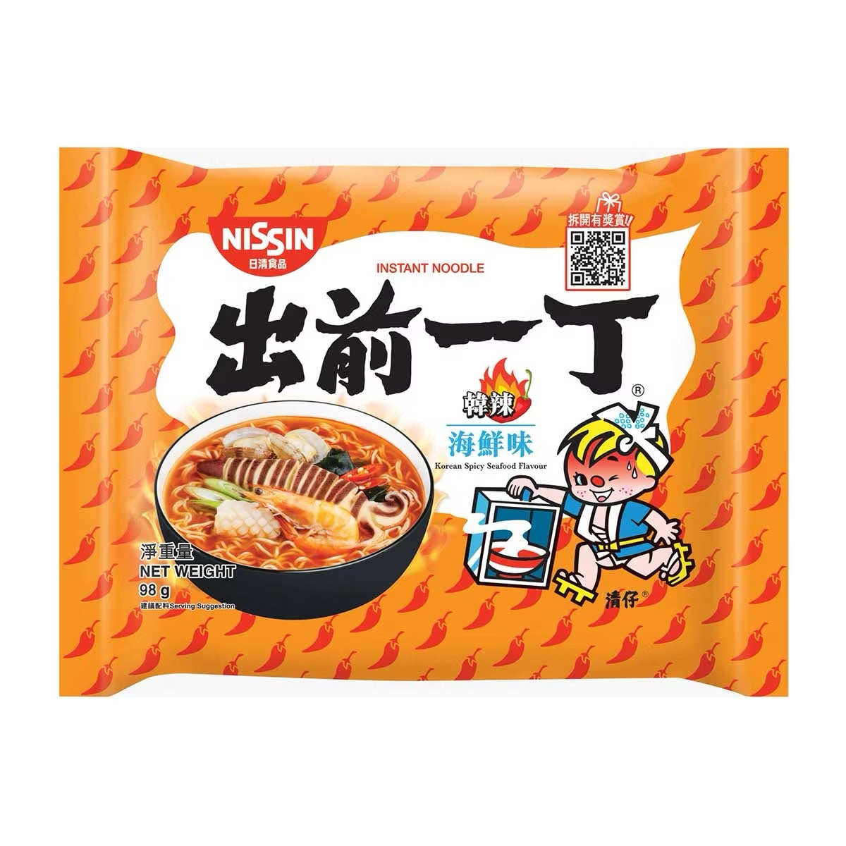 出前一丁韓国風スパイシーシーフード風味