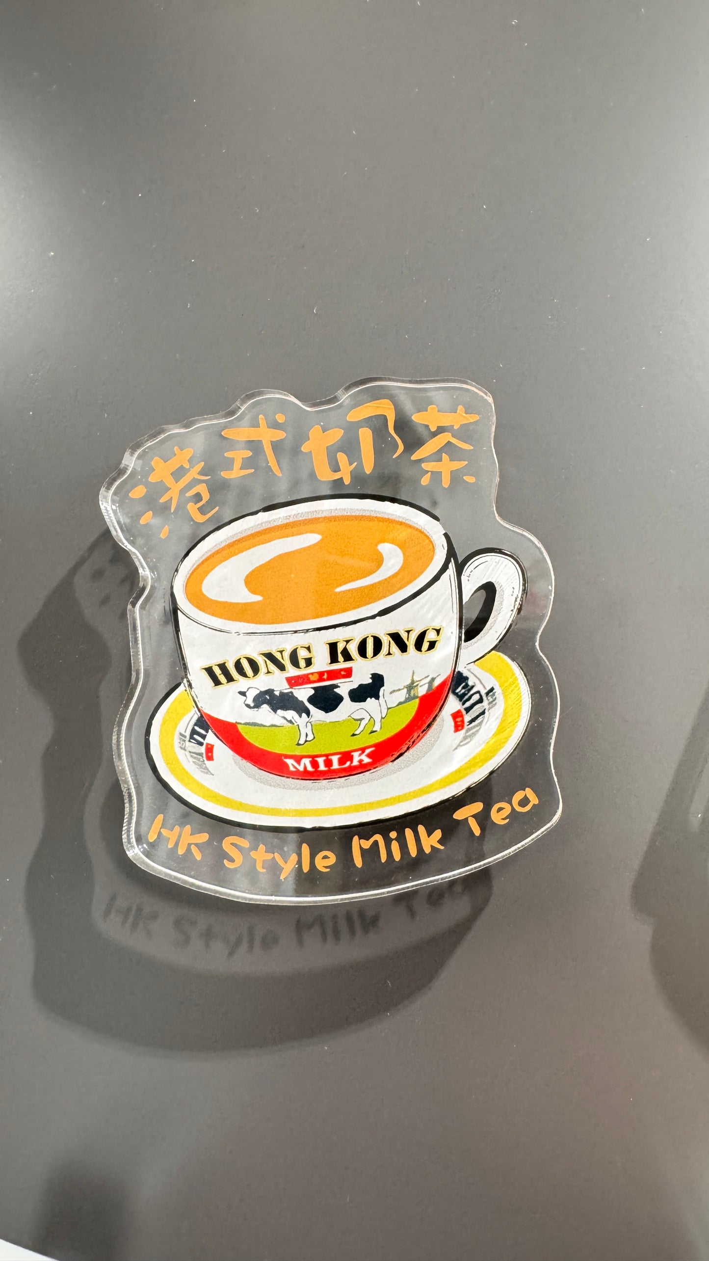 港式奶茶マグネット 透明