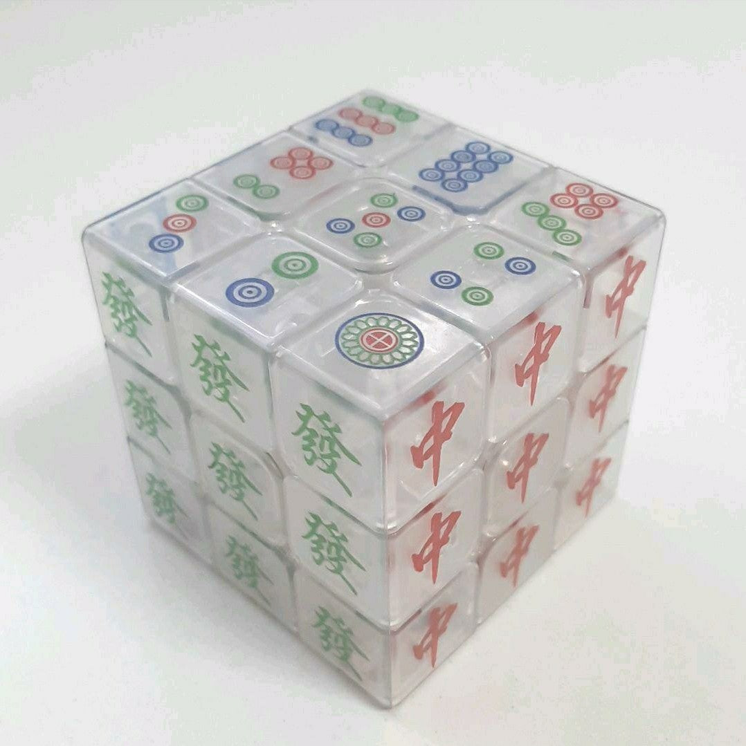 麻雀キューブ 透明 mahjong e cube clear 3x3x3キューブ