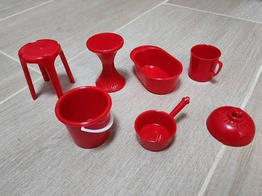 紅A ミニチュア模型の装飾品 七種類 香港製