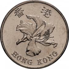 香港の1997年の返還記念硬貨で作られたベル