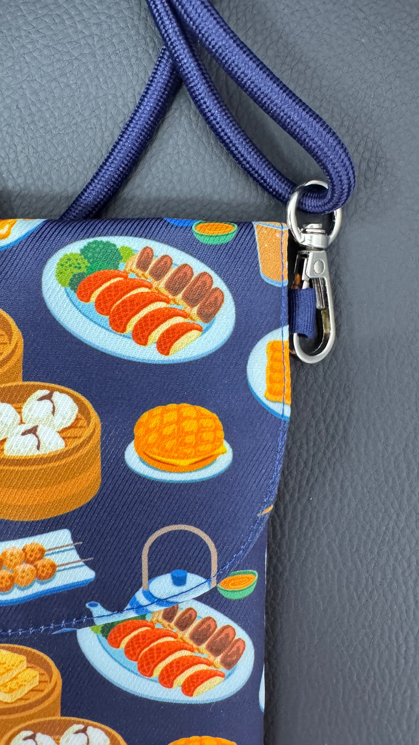 香港美食のクロスボディバッグ cross body bag 香港製