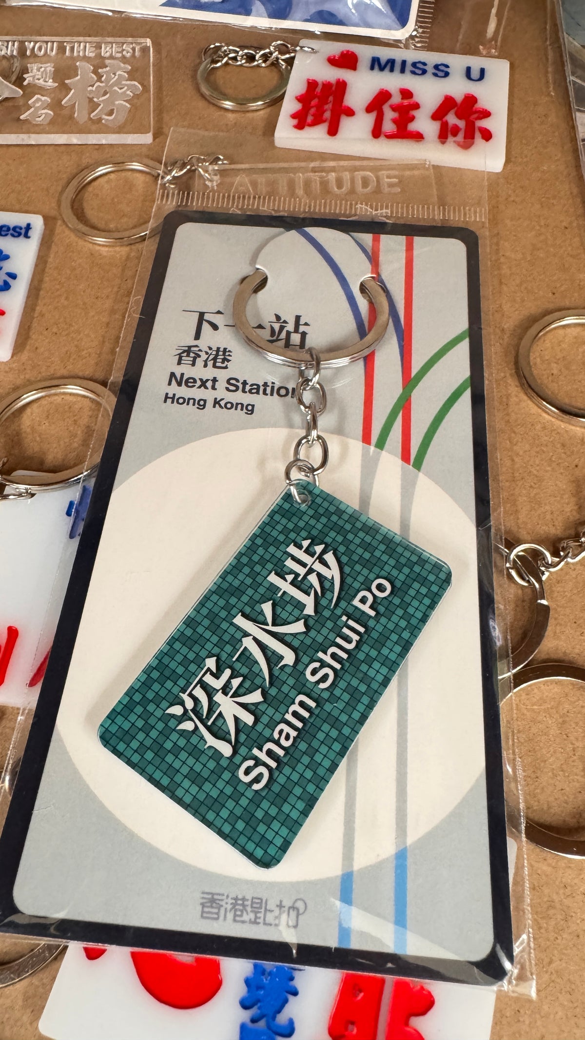 深水埗 Next Station Hong Kong キーホルダー