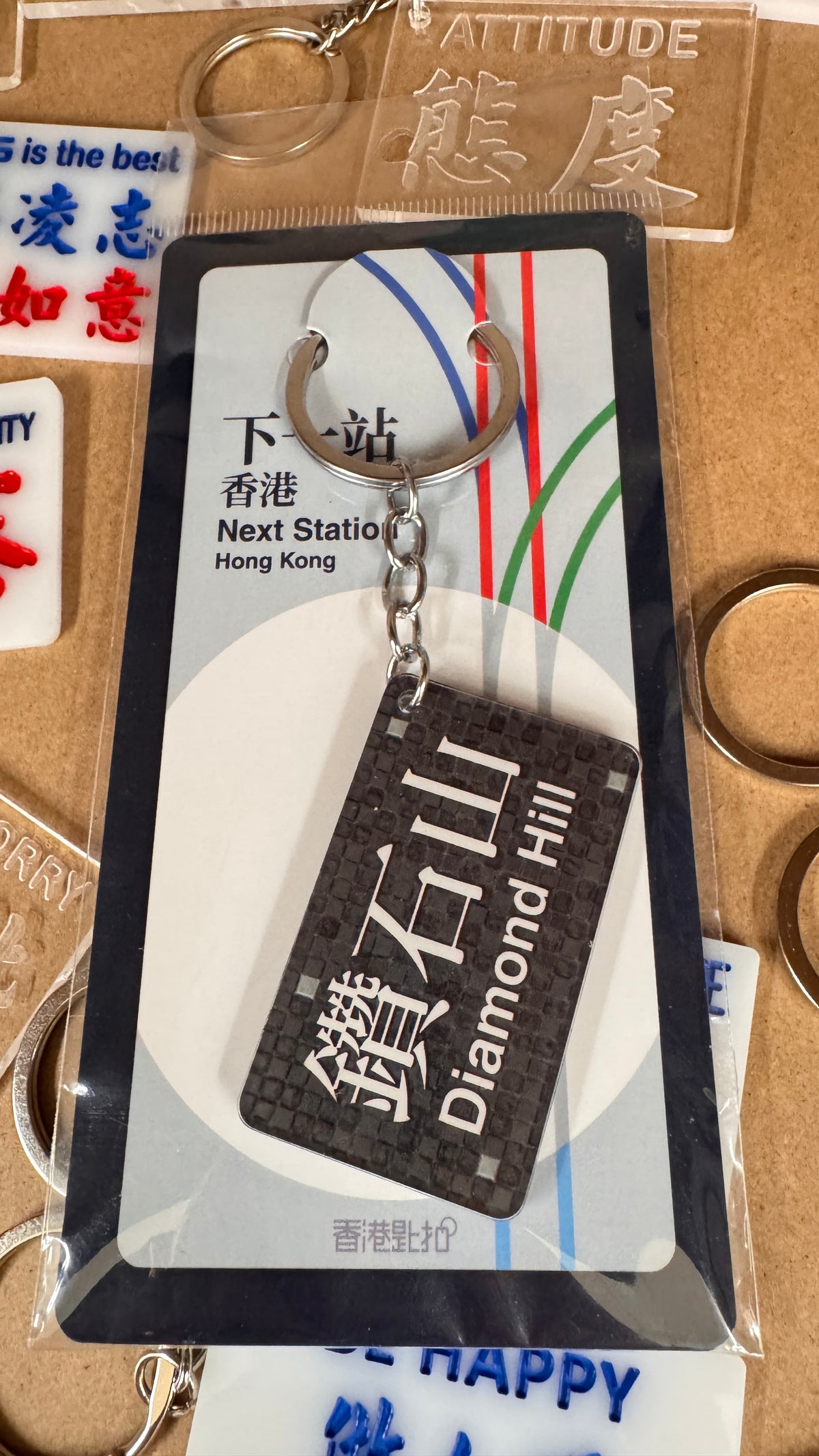 鑽石山 Next Station Hong Kong キーホルダー