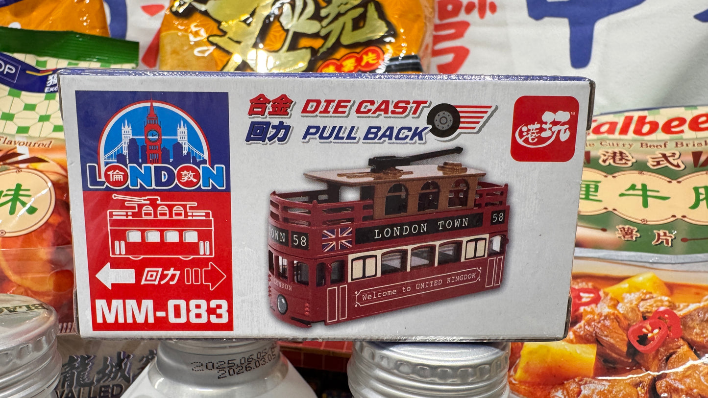 ロンドントラム プルバックかー 赤