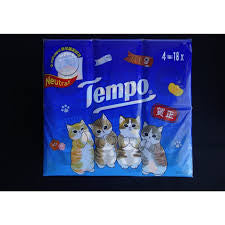 Tempoティッシュペーパーニュートラル18個