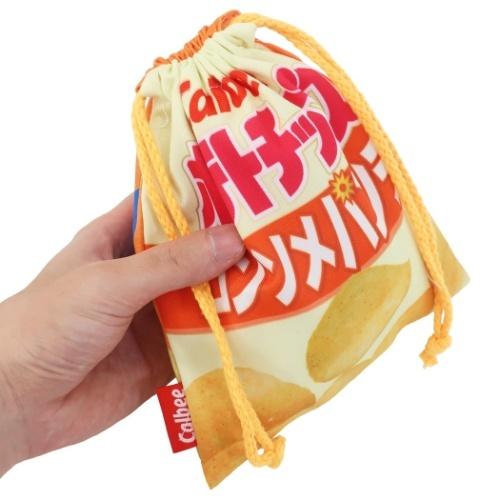 Calbeeポテトチップス巾着