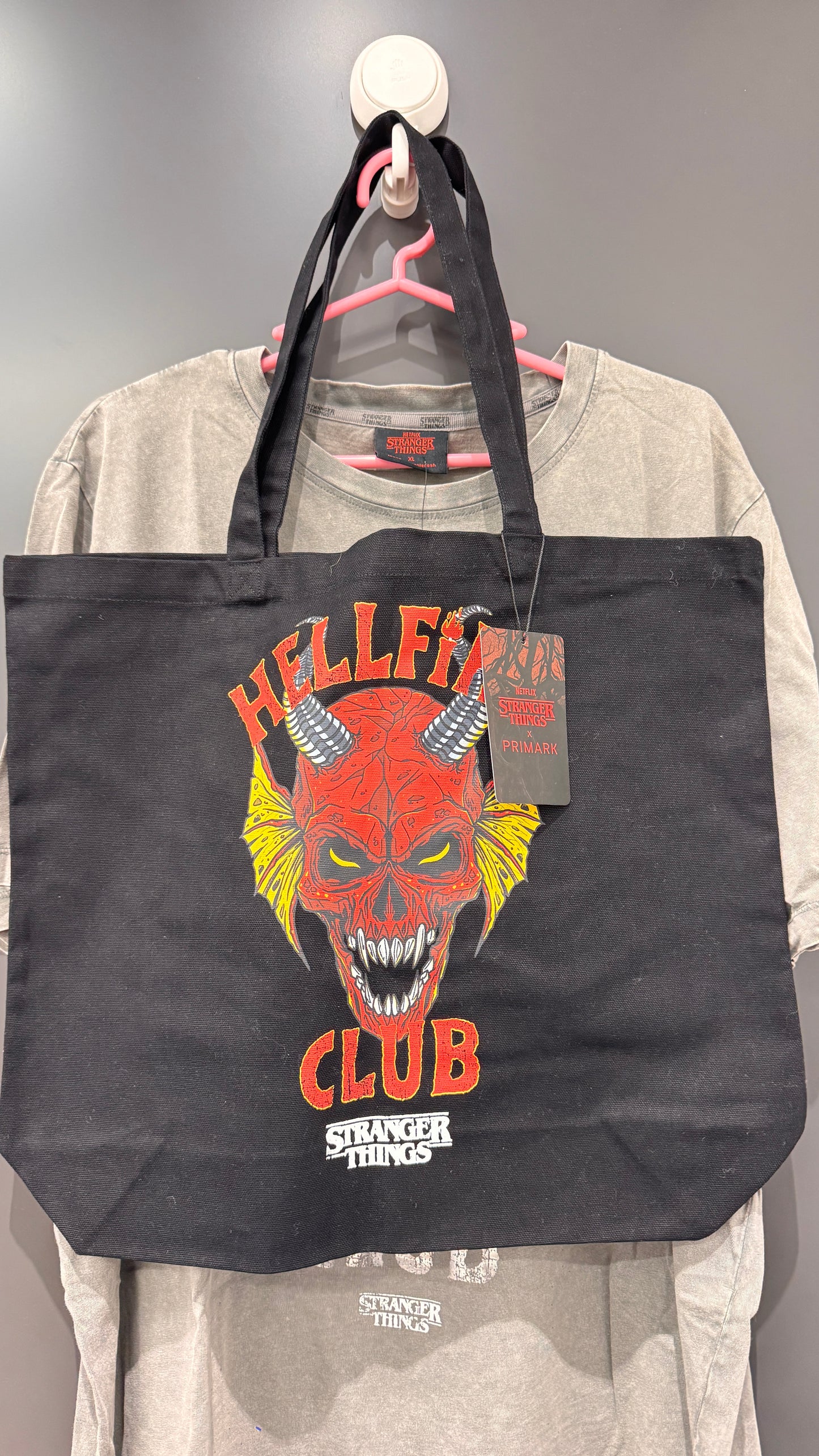 Stranger Things トート 黒