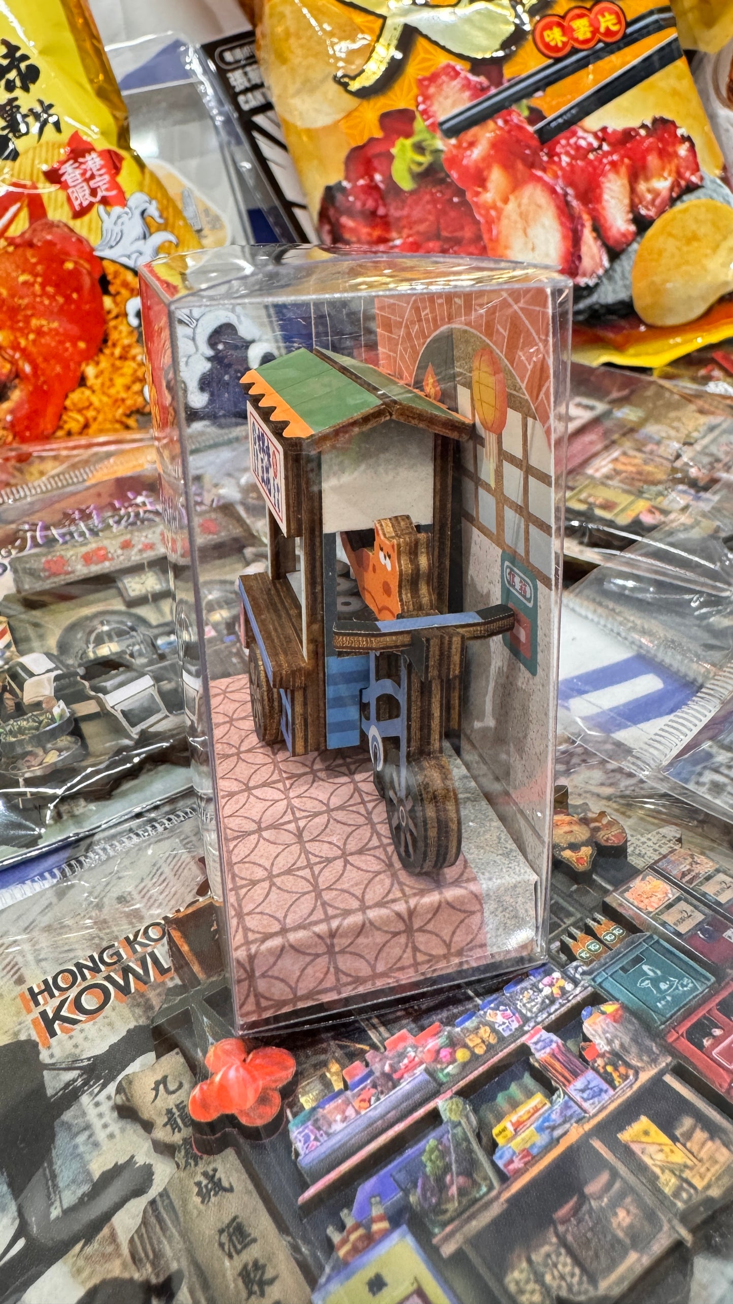 台湾の夜市のマグネット 古早味豆花