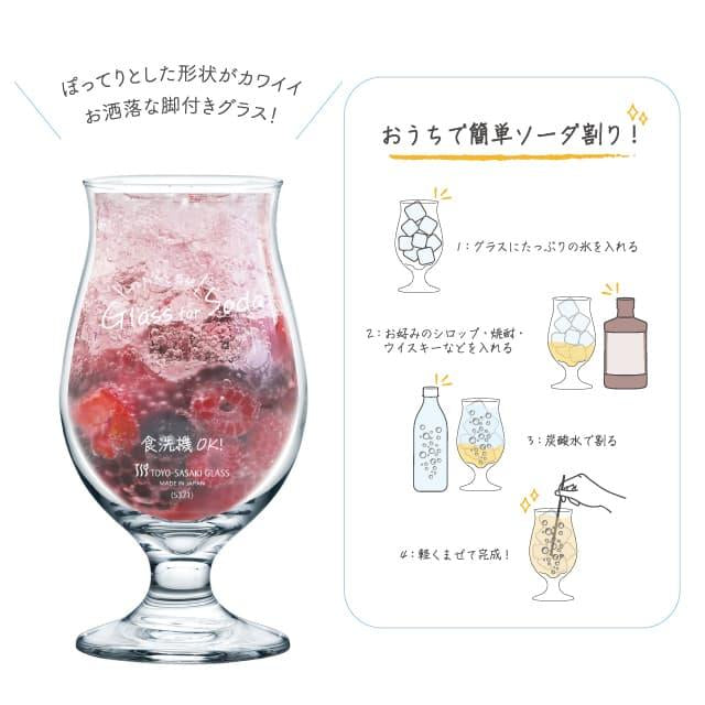 ソーダ割りグラス 420ml
