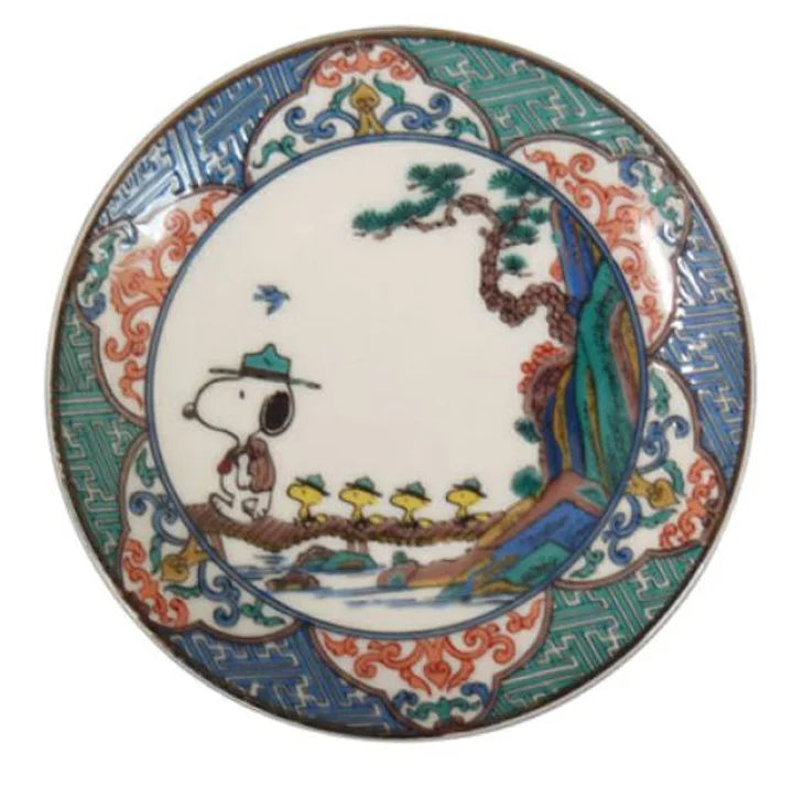 SNOOPY(スヌーピー) 九谷焼 豆皿(山水)