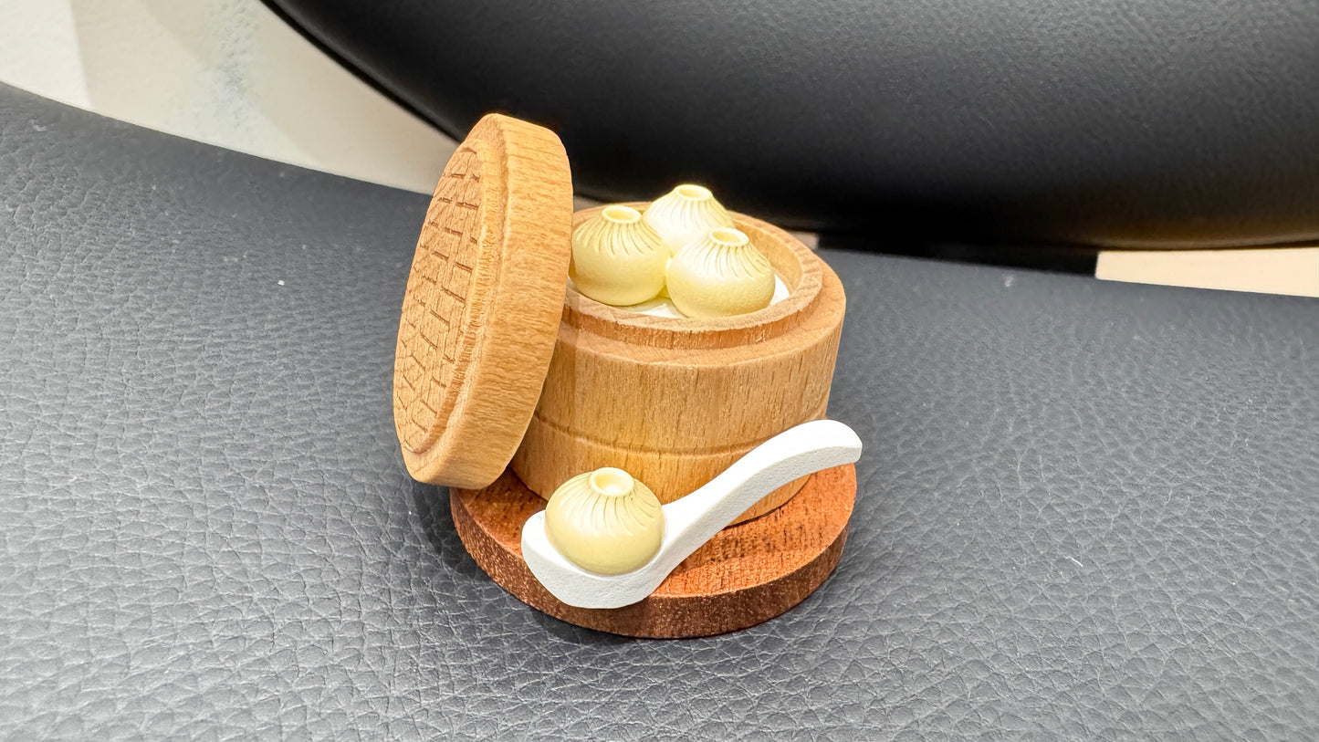 木製装飾品 小籠包