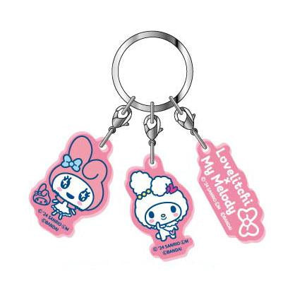 3連アクリルキーホルダー ラブリっち×マイメロディ