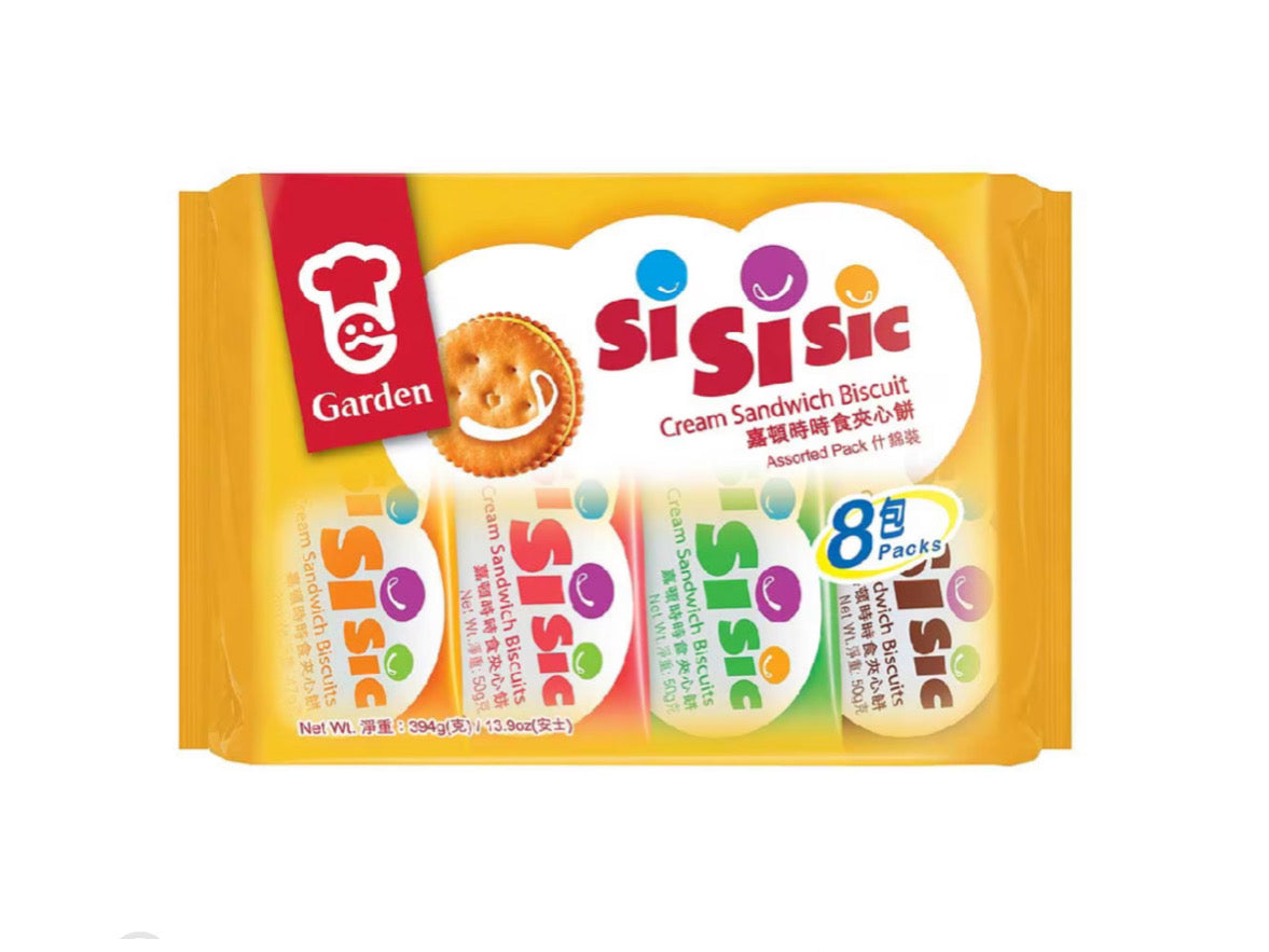 ガーデンシシシッククリームサンドイッチビスケットアソートパック 394g