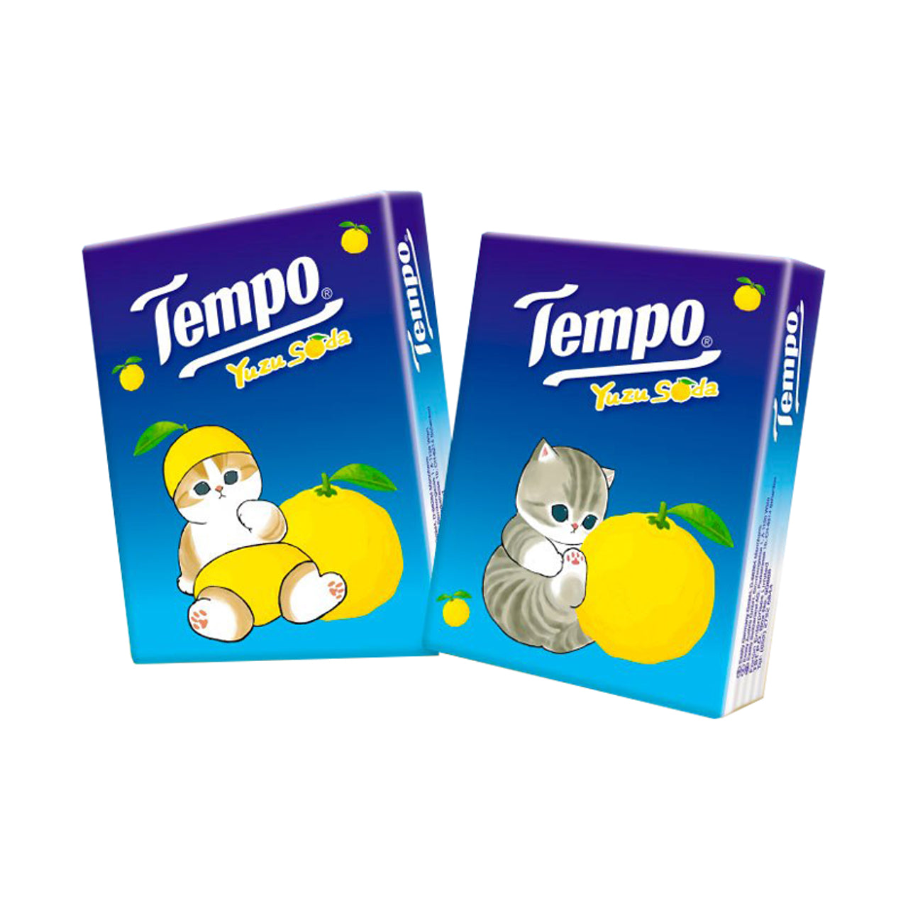 Tempoティッシュペーパー柚子ソーダ18個