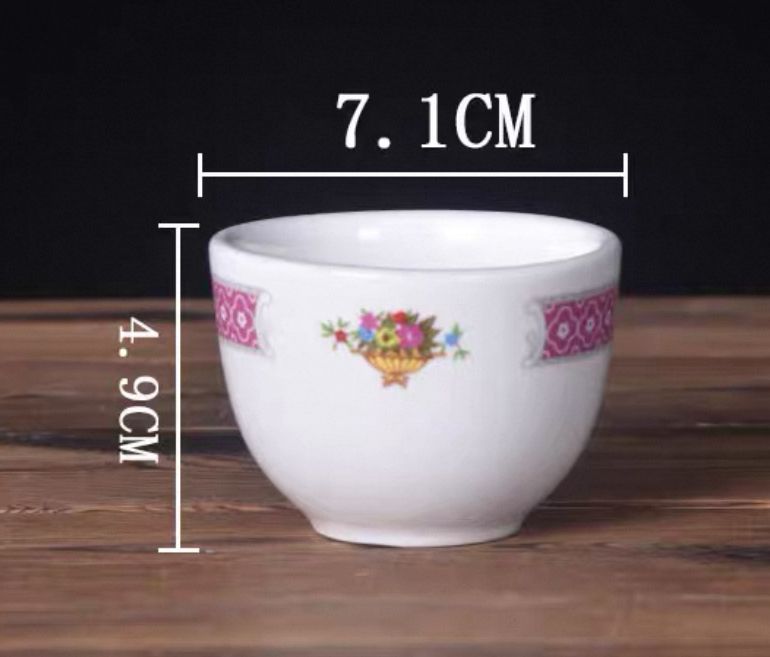 香港の家庭用食器(4個セット)