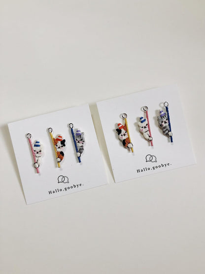 手刺繍ピアス5