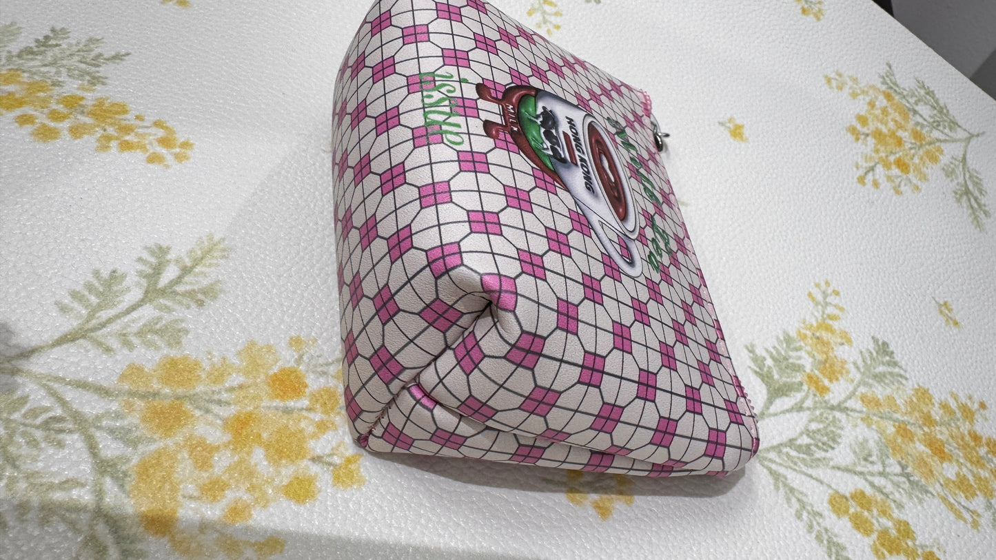 香港奶茶ミニポーチ　キーホルダー