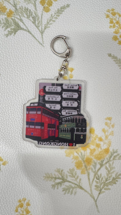 香港電車 キーホルダー