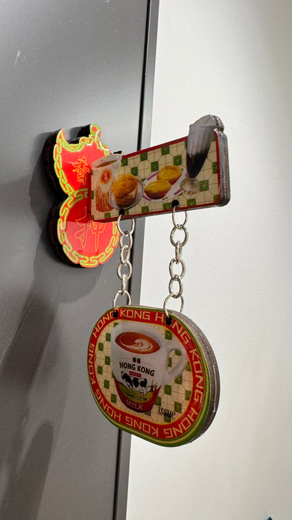 香港奶茶マグネット　ミルクティー　３D