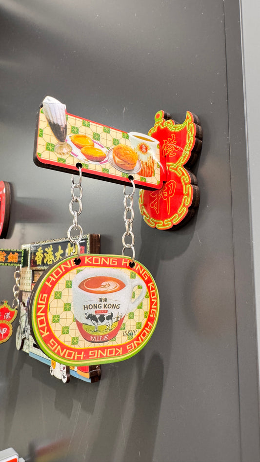 香港奶茶マグネット　ミルクティー　３D