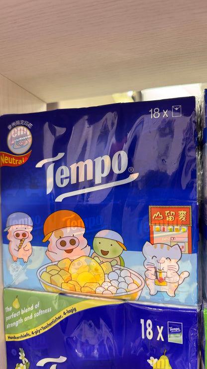 Tempoティッシュペーパーニュートラル18個