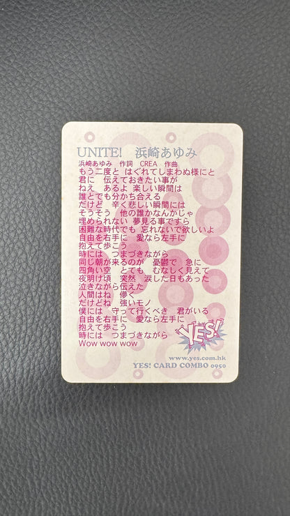 浜崎あゆみ　YES Card   Unite