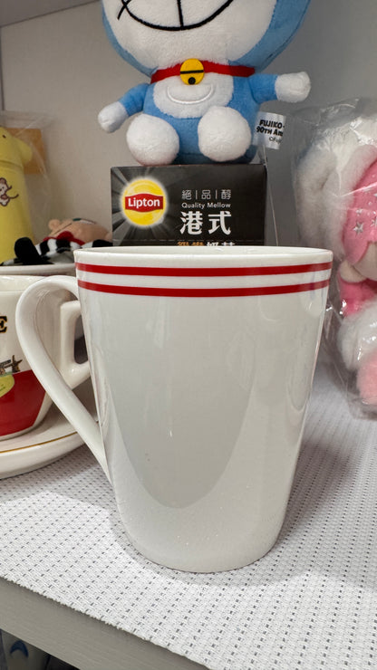 香港風レッドラインコーヒーカップ