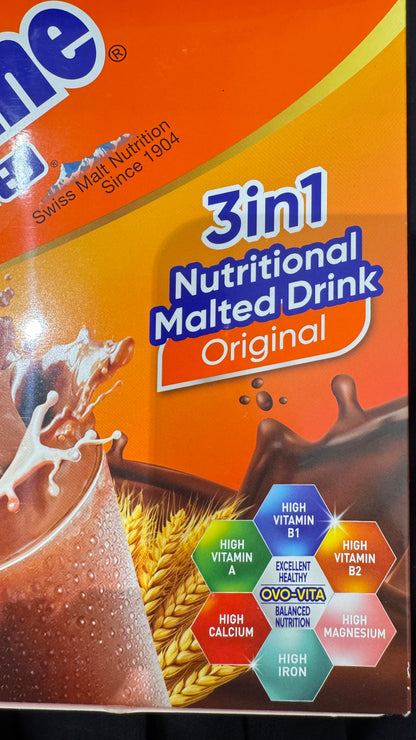 阿華田OVALTINE 3 in 1 すぐに飲める栄養麦芽飲料 - クラシックオリジナルフレーバー (10 x 30g)