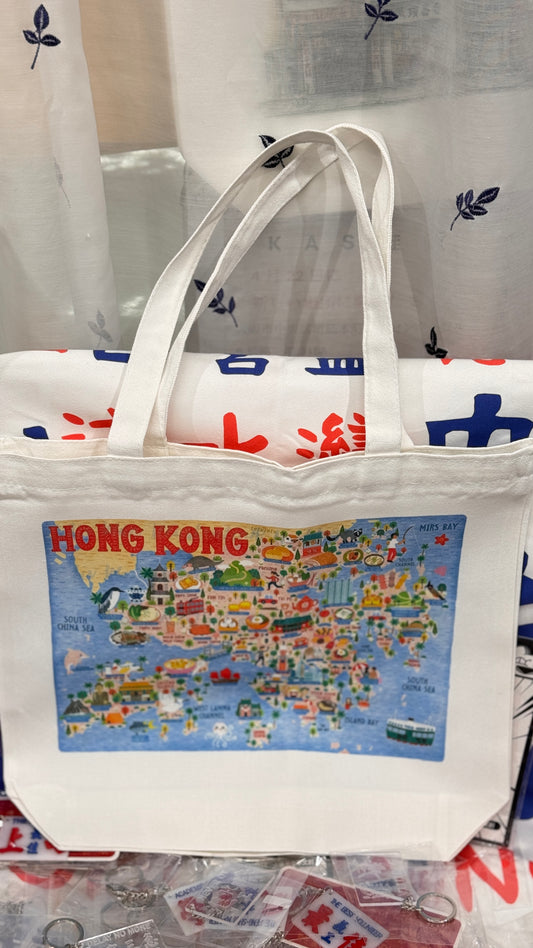 香港地図トート