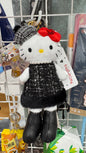 Hello Kitty スタイルアップマスコット　ツイードドレス　キーホルダー