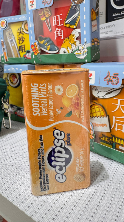 eclipse ミント　ハニーレモン味　砂糖なし　香港限定　34g