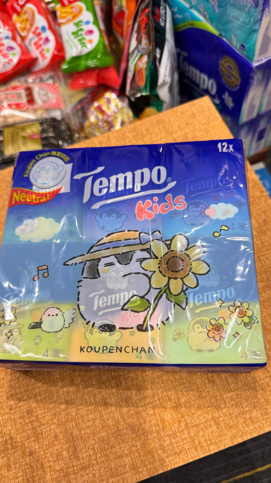 Tempo x こうペンちゃん　香りがなし　12パック　香港限定
