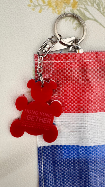 紅白藍　Hong Kong 2gether  ポーチ　