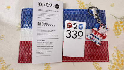 紅白藍　Hong Kong 2gether  ポーチ　