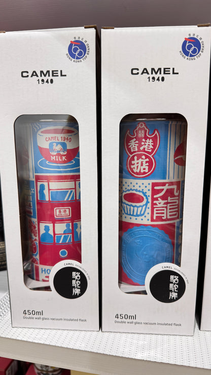 駱駝牌  二重壁ガラス真空断熱フラスコ  香港