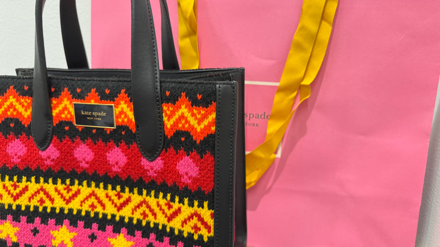 Kate Spade マンハッタン カーニバル フェアアイル スモール トート