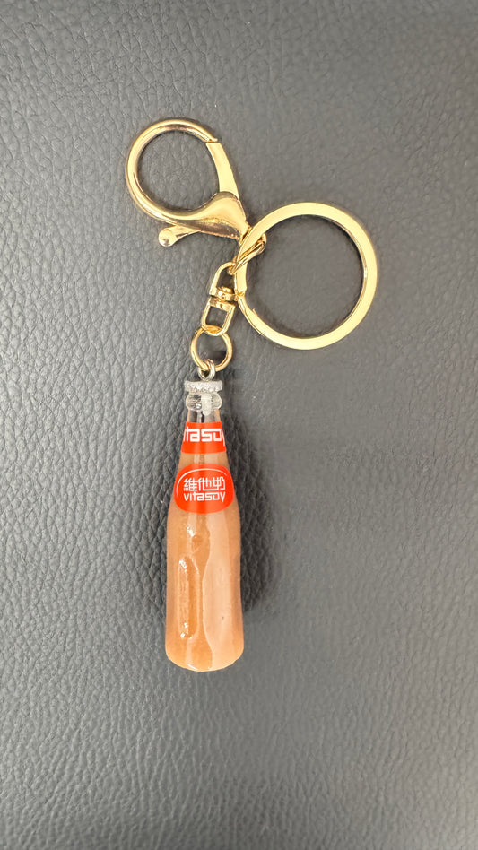 麥精豆奶キーホルダー