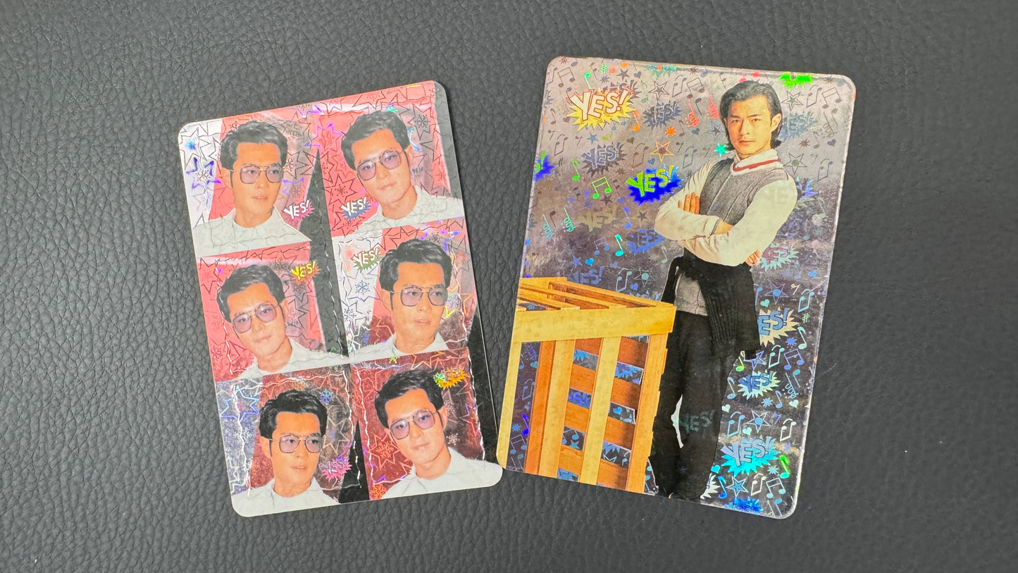 古天樂  YES  CARDS  2枚セット　キラキラする