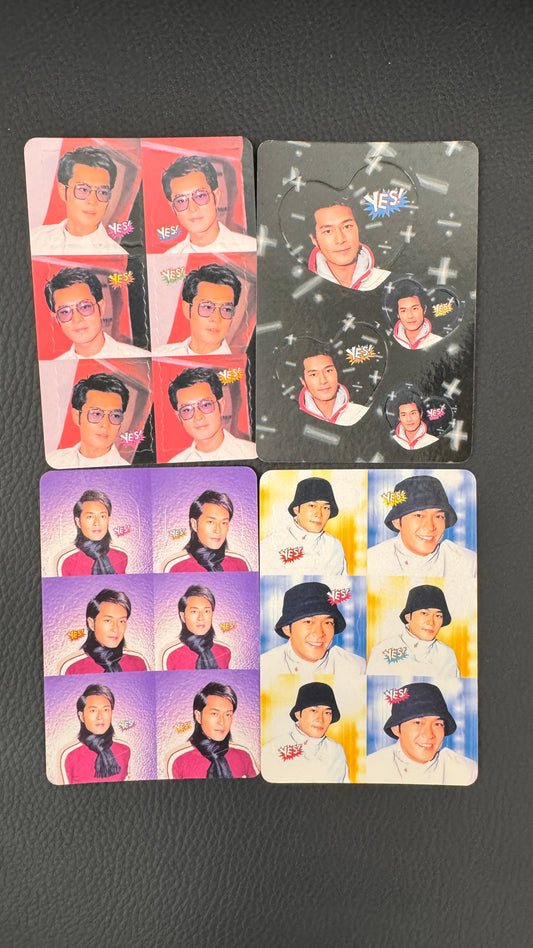 古天樂  YES  CARDS　4枚セット
