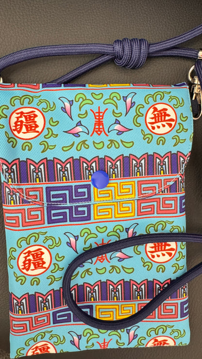 萬壽無疆のクロスボディバッグ　cross body bag　香港製