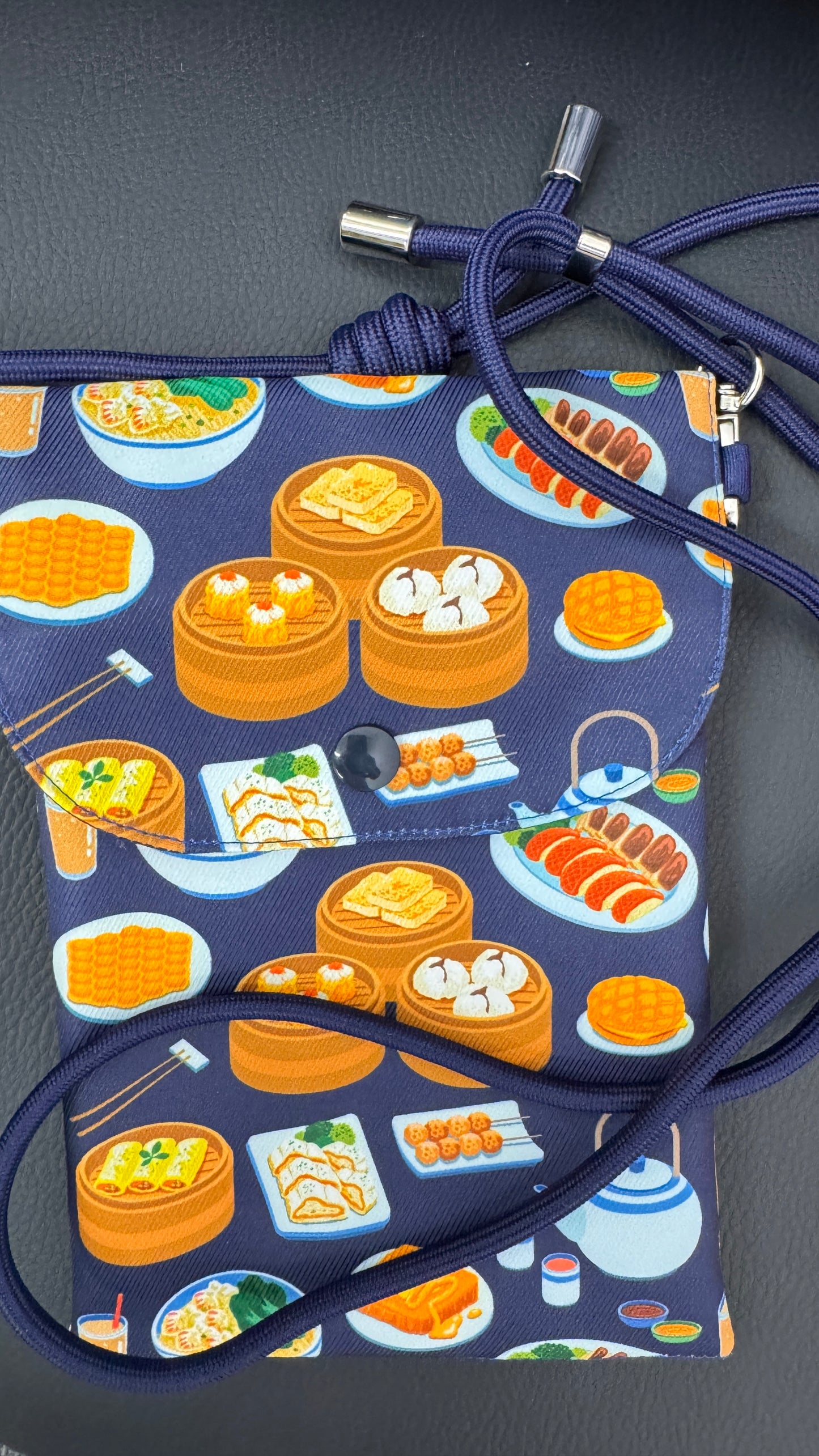 香港美食のクロスボディバッグ　cross body bag　香港製