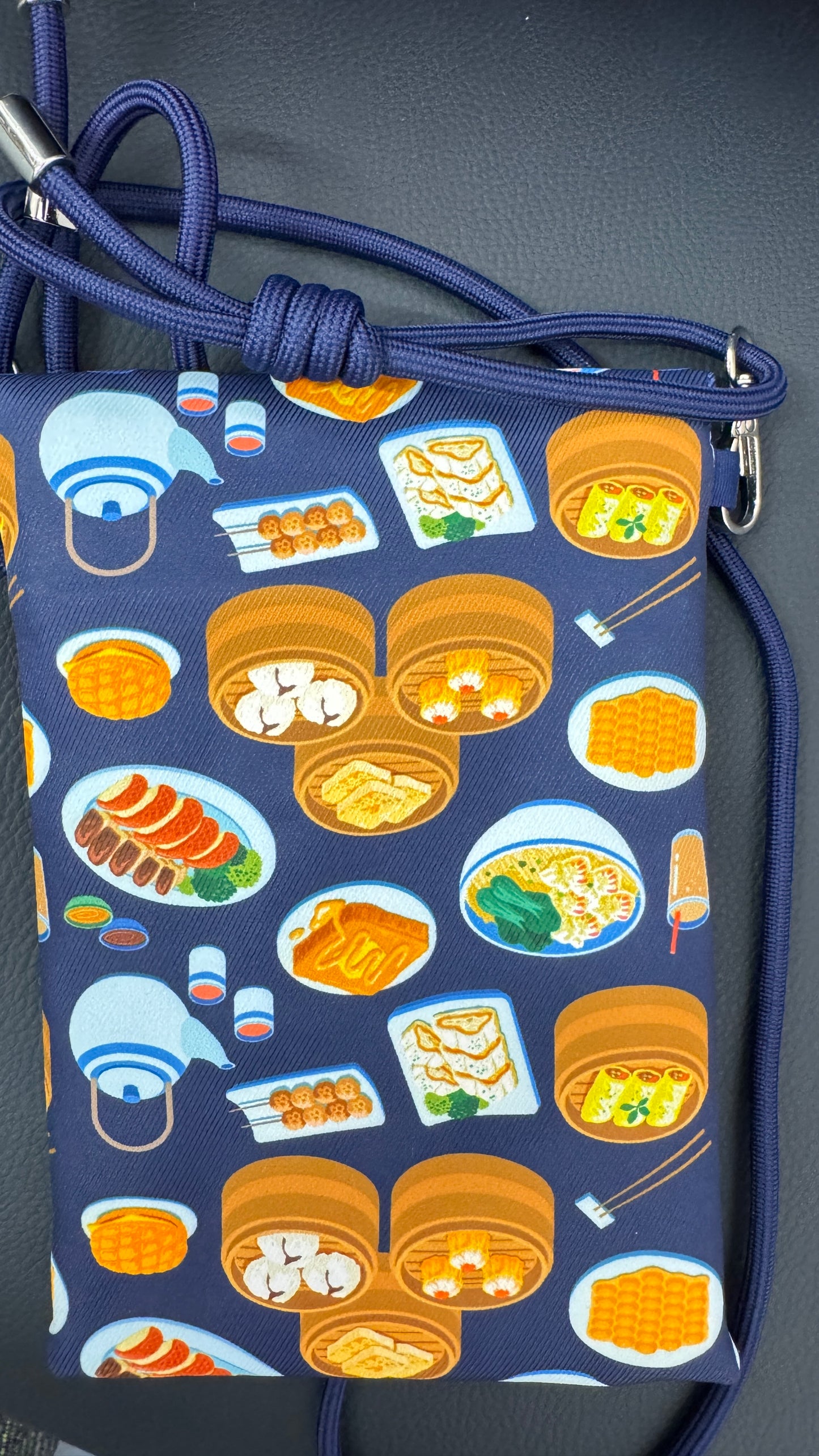 香港美食のクロスボディバッグ　cross body bag　香港製