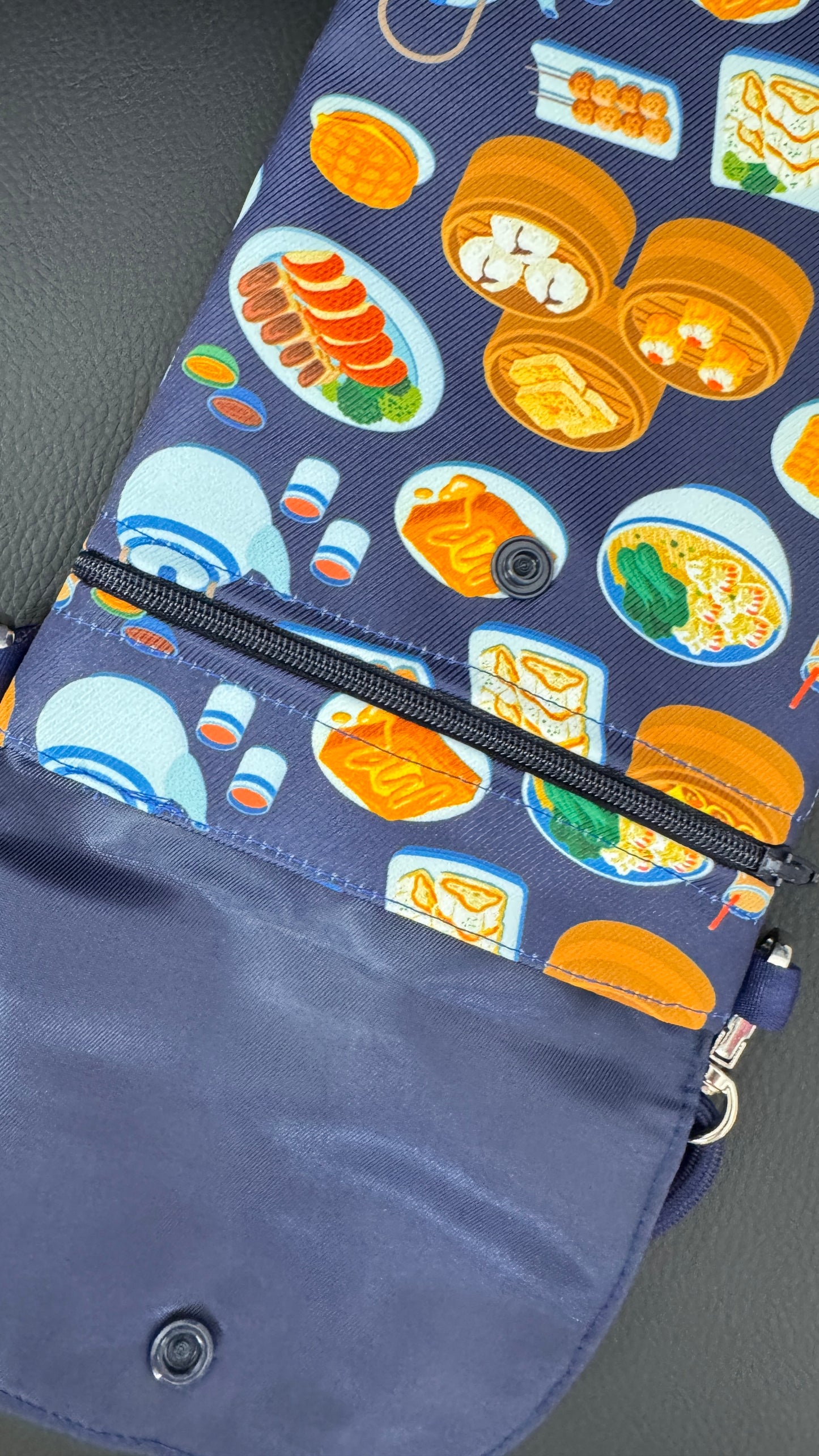 香港美食のクロスボディバッグ　cross body bag　香港製