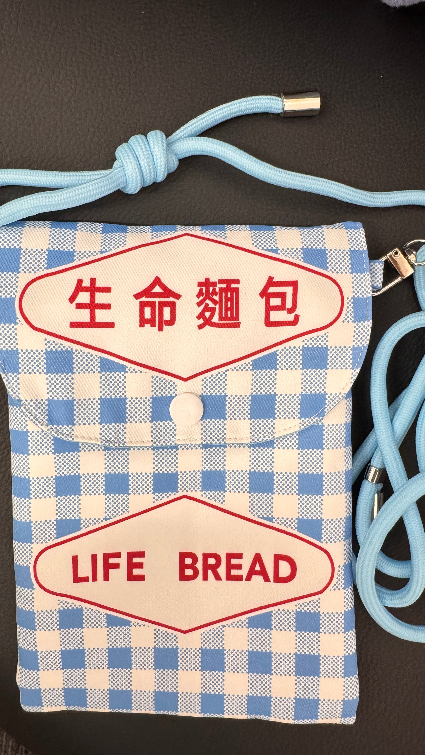 生命麵包のクロスボディバッグ　cross body bag　香港製