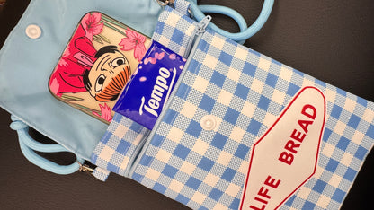 生命麵包のクロスボディバッグ　cross body bag　香港製