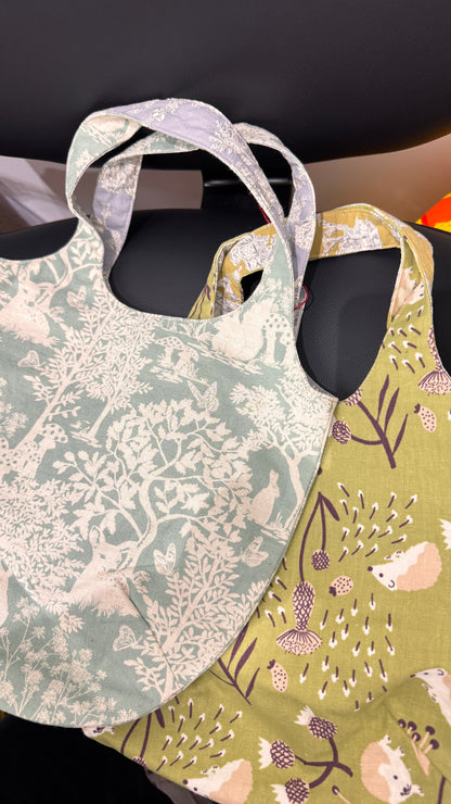 秋田からのトート　手作布袋