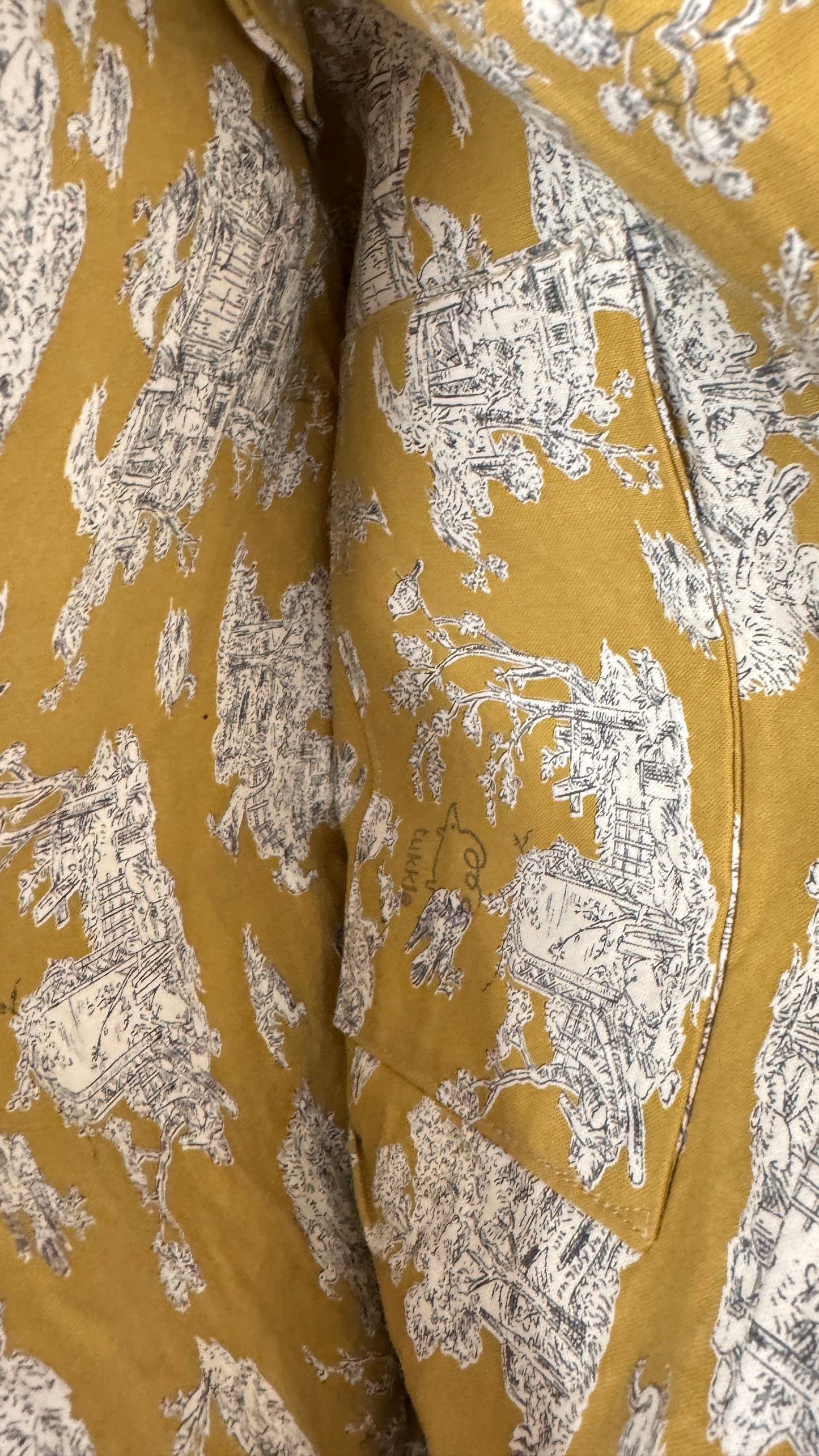 秋田からのトート　手工布袋