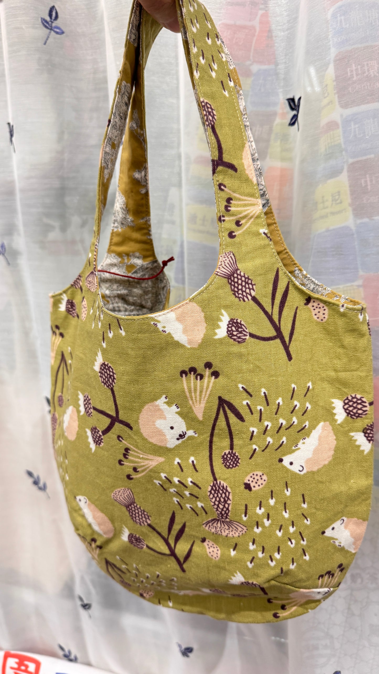 秋田からのトート　手工布袋