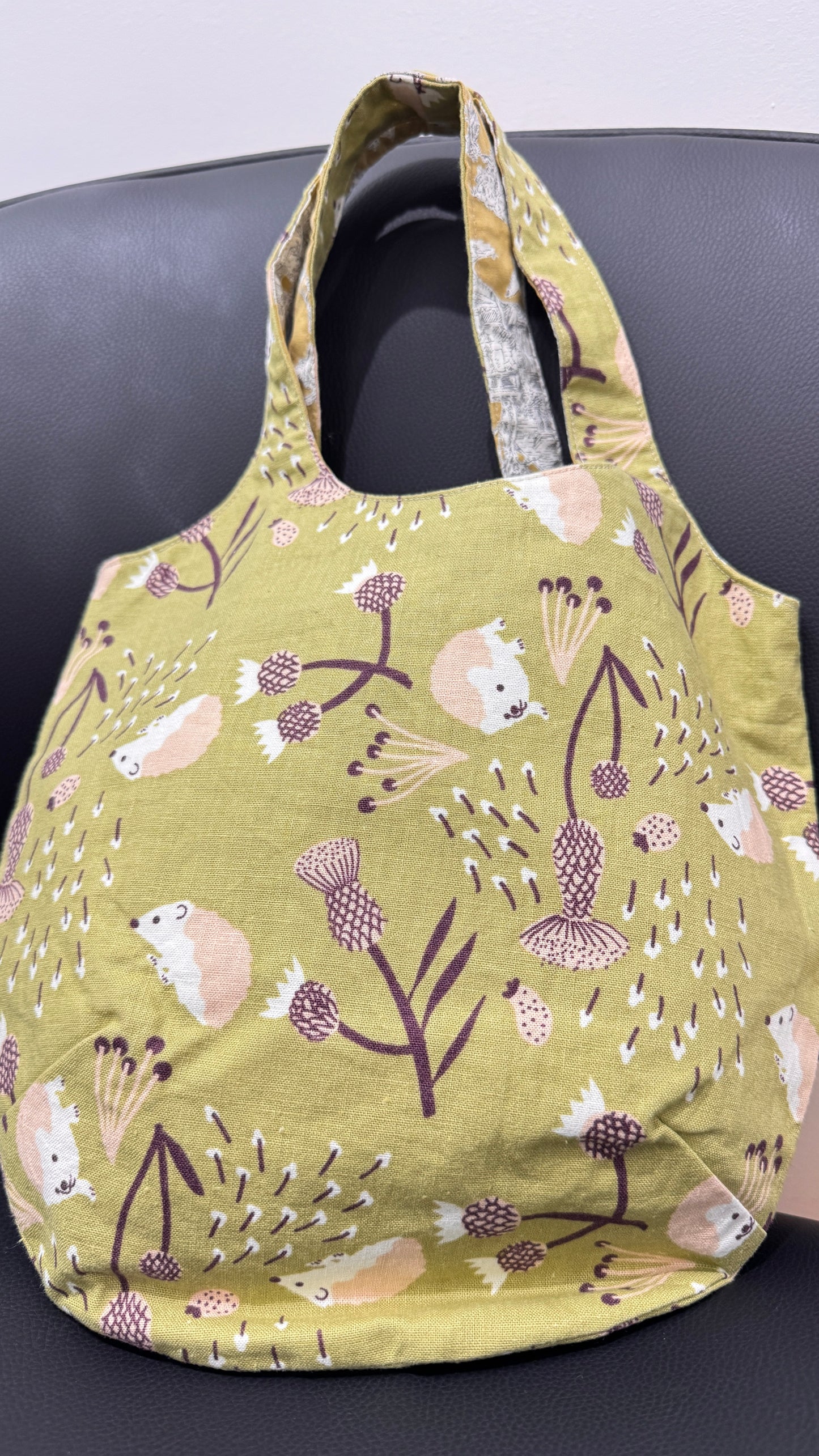 秋田からのトート　手工布袋